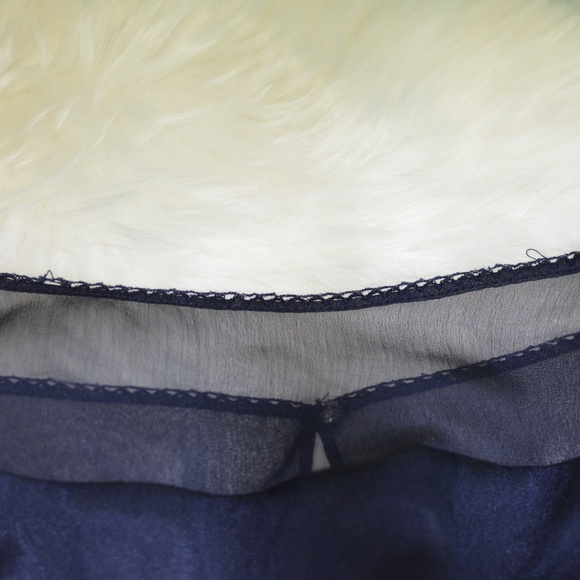 Navy Floor Length Formal Bridesmaid Prom Gown - Picture 7 of 8